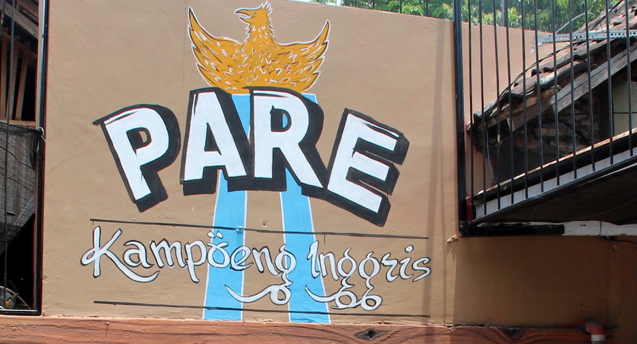 Welcome to Kampoeng Inggris, Pare, East Java. (Credit: Erlinawati Graham)